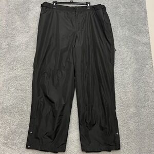 Champion C9 Rain Pants Mens XXL Black Good Windbreaker Shell Outdoor Hiking